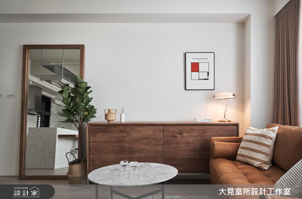 20坪新成屋(5年以下)＿簡約風客廳案例圖片＿大見室所設計工作室＿大見室所_16之3