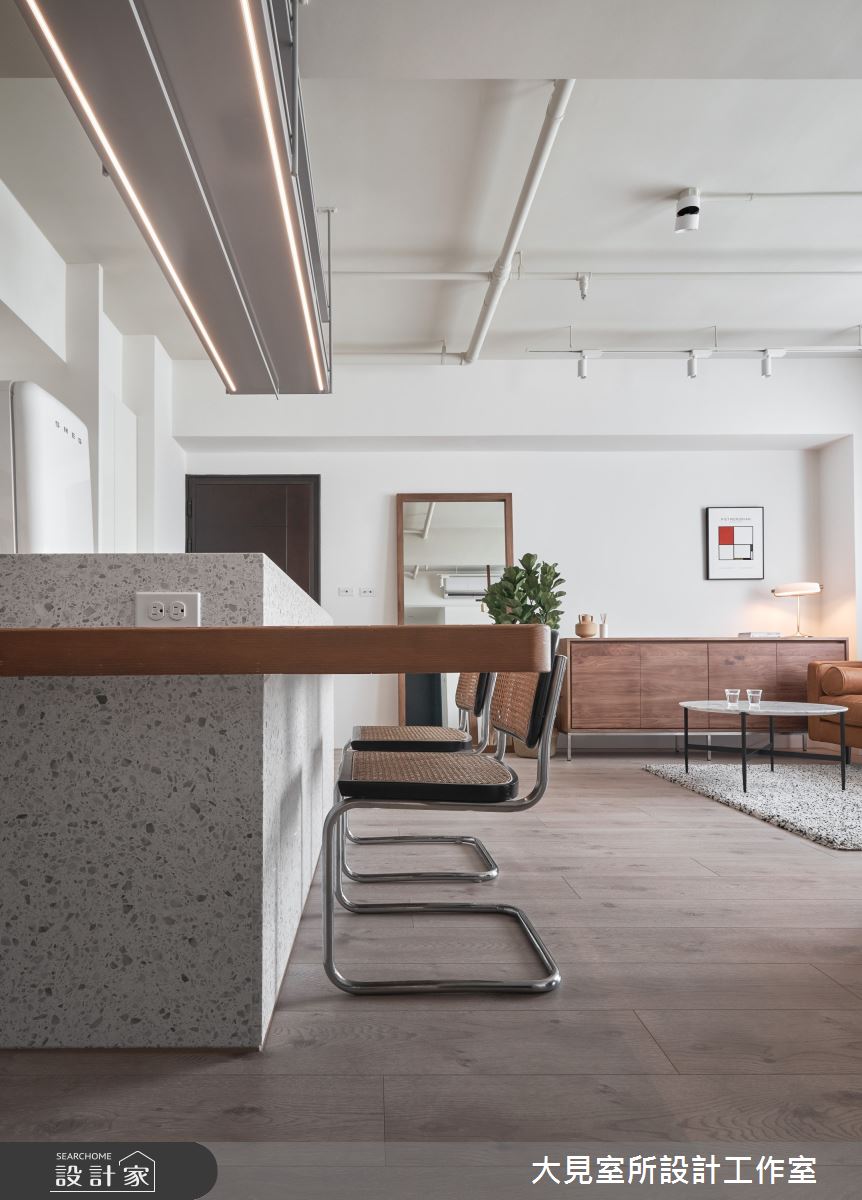 20坪新成屋(5年以下)＿簡約風吧檯中島案例圖片＿大見室所設計工作室＿大見室所_16之10