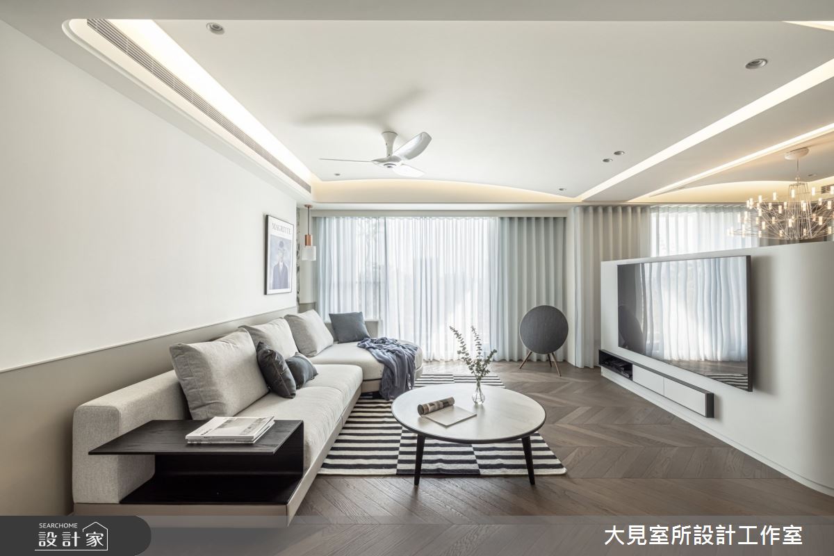 38坪新成屋(5年以下)＿新古典客廳案例圖片＿大見室所設計工作室＿大見室所_18之9