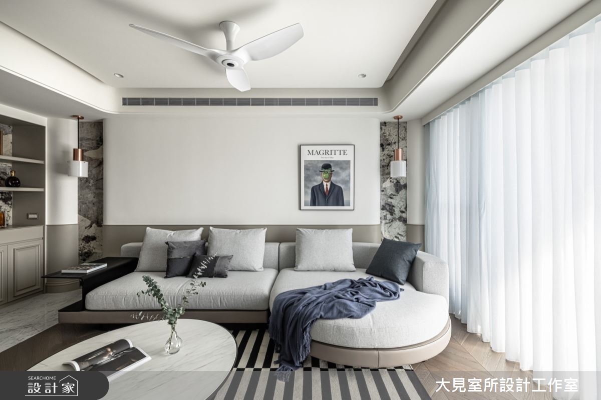 38坪新成屋(5年以下)＿新古典客廳案例圖片＿大見室所設計工作室＿大見室所_18之10