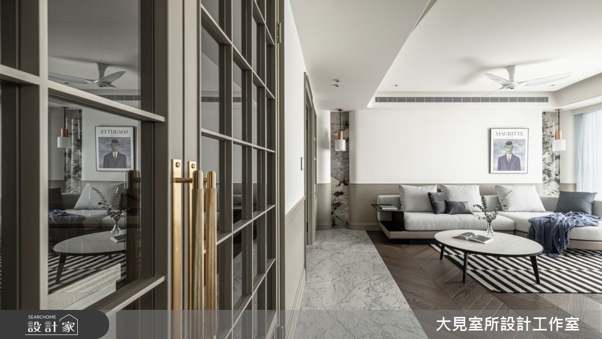 38坪新成屋(5年以下)＿新古典客廳案例圖片＿大見室所設計工作室＿大見室所_18之12