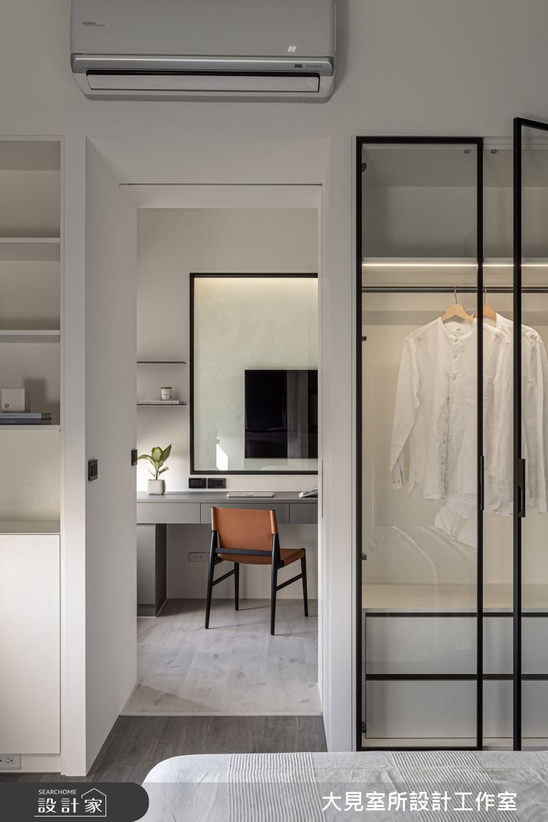 27坪新成屋(5年以下)＿混搭風更衣間案例圖片＿大見室所設計工作室＿大見室所_22甜芙蓉之18