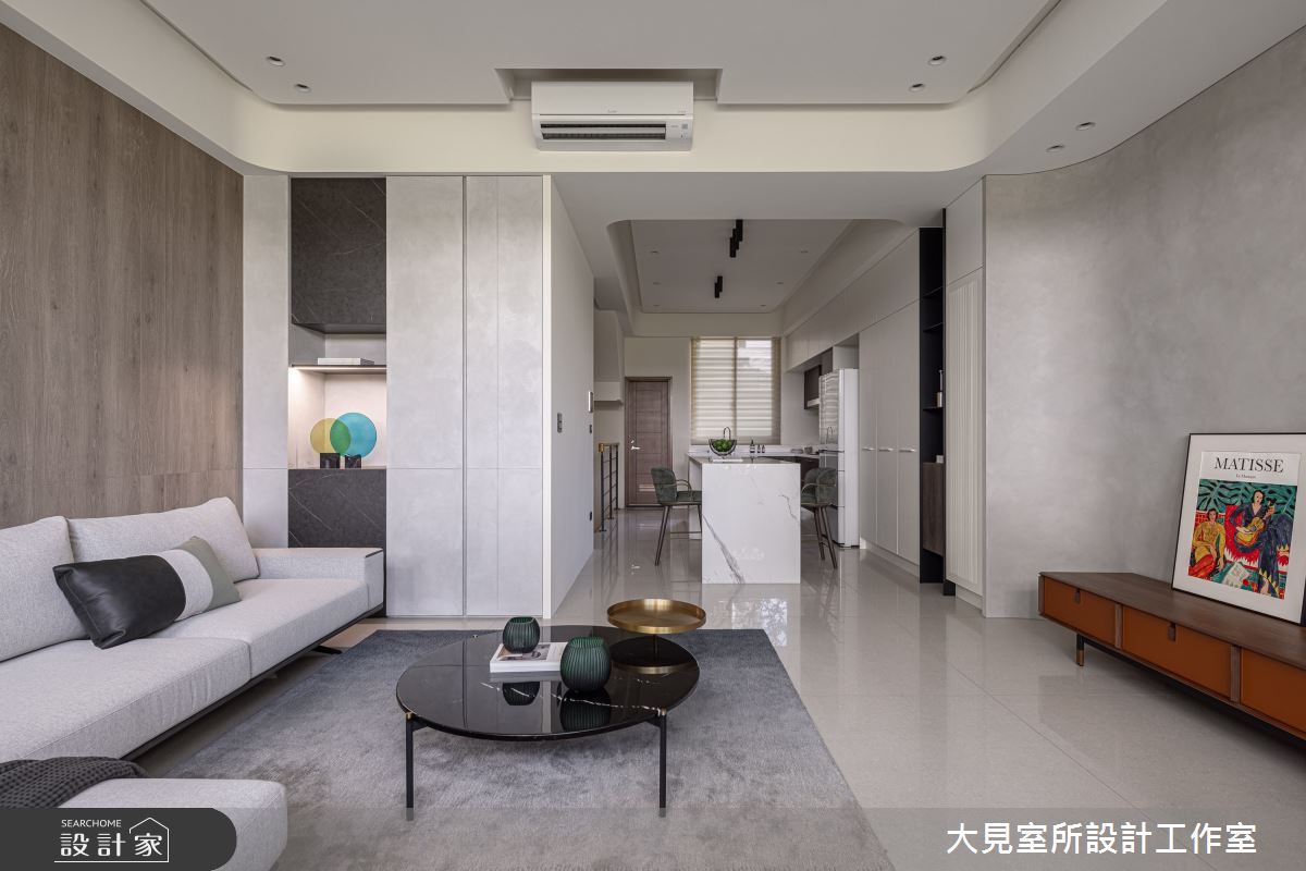 40坪新成屋(5年以下)＿簡約風客廳案例圖片＿大見室所設計工作室＿大見室所_23之7