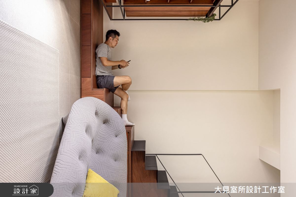 50坪老屋(31~40年)＿日式無印風客廳樓梯案例圖片＿大見室所設計工作室＿大見室所_26之12
