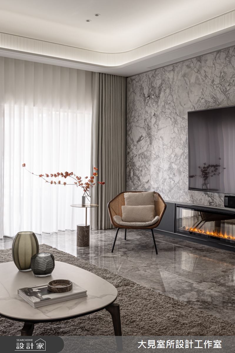100坪毛胚屋＿現代風客廳案例圖片＿大見室所設計工作室＿大見室所_30之8