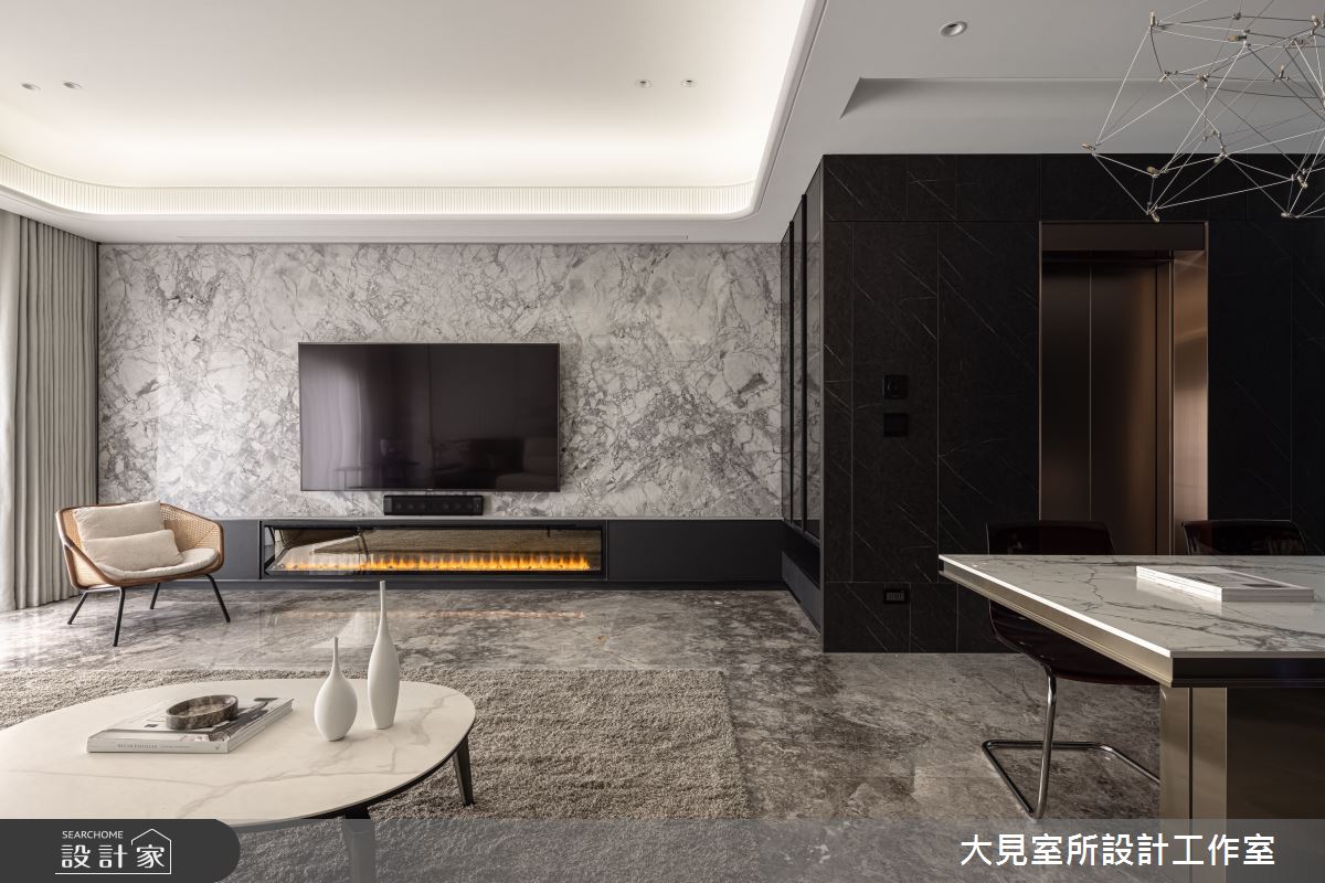 100坪毛胚屋＿現代風客廳案例圖片＿大見室所設計工作室＿大見室所_30之6