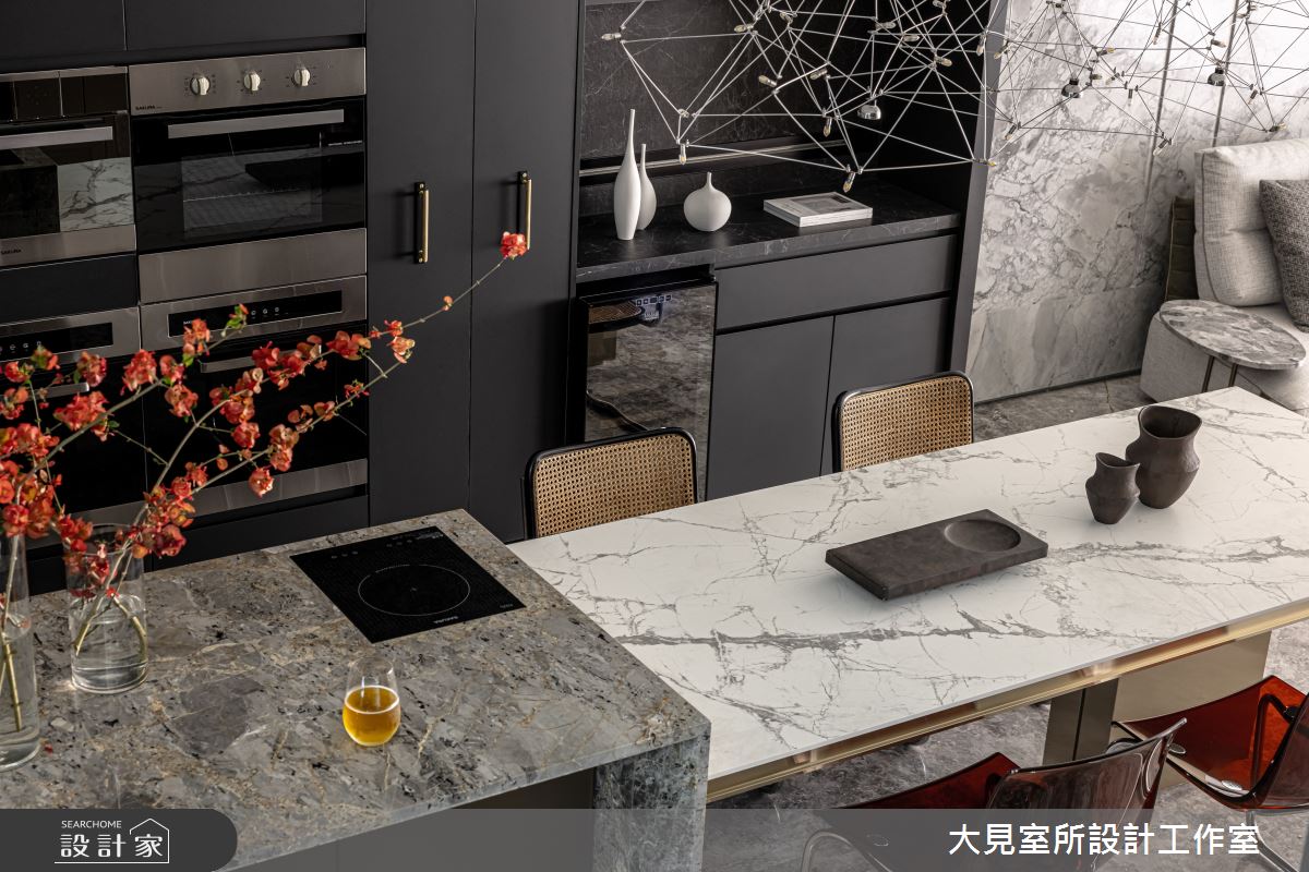 100坪毛胚屋＿現代風餐廳廚房中島案例圖片＿大見室所設計工作室＿大見室所_30之12