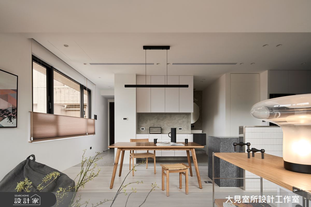 20坪中古屋(5~15年)＿簡約風餐廳工作區中島案例圖片＿大見室所設計工作室＿大見室所_31之8