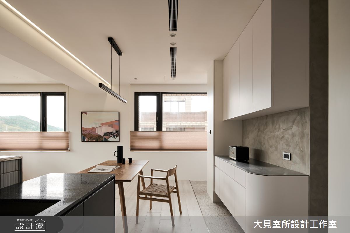 20坪中古屋(5~15年)＿簡約風餐廳中島案例圖片＿大見室所設計工作室＿大見室所_31之1