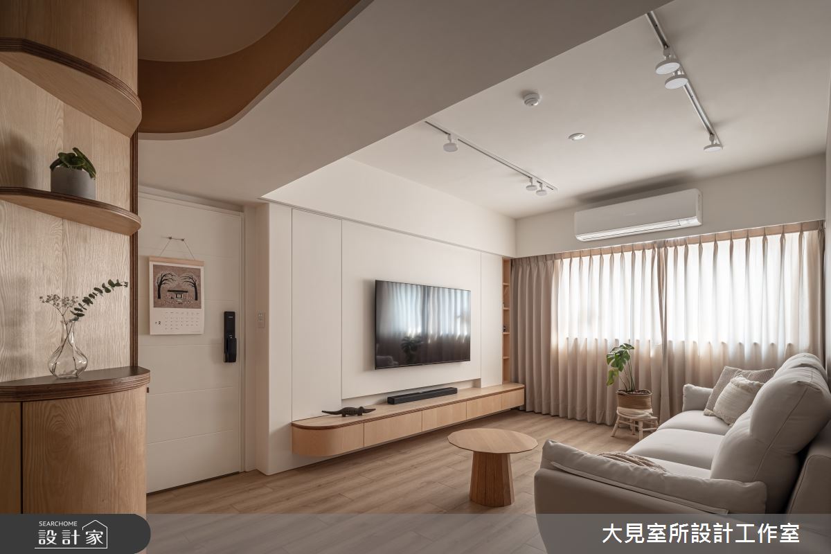 22坪老屋(16~30年)＿日式北歐風客廳案例圖片＿大見室所設計工作室＿大見室所_32之2