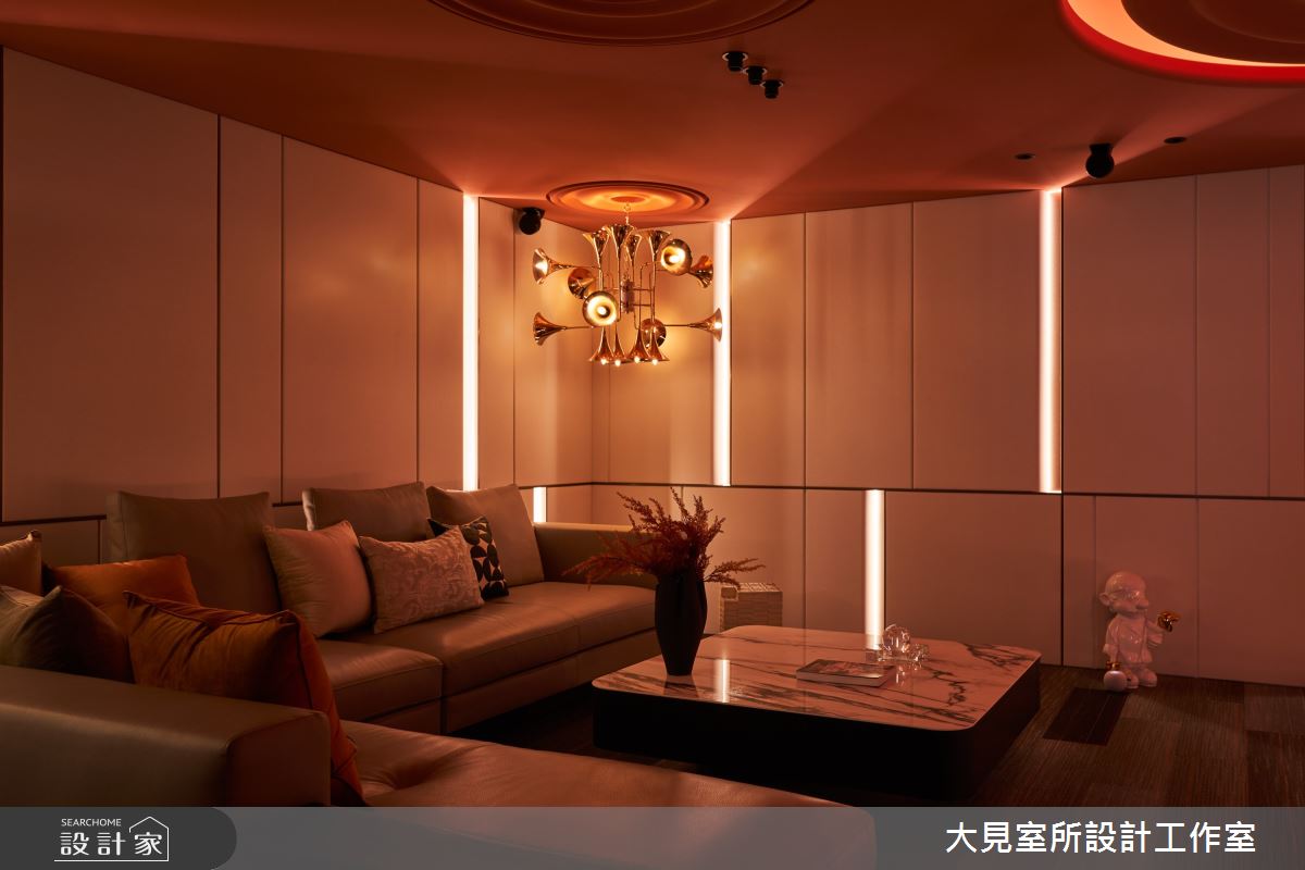 24坪毛胚屋＿奢華風客廳案例圖片＿大見室所設計工作室＿大見室所_33之16