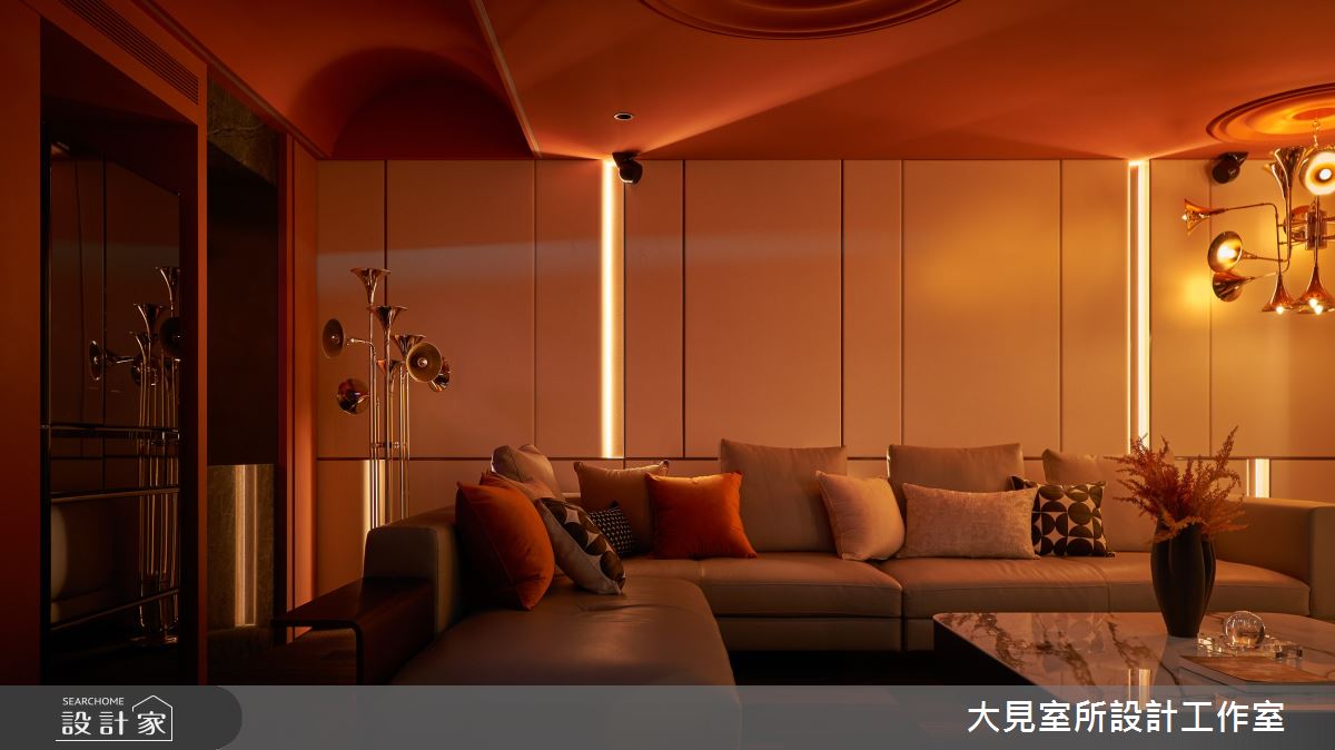 24坪毛胚屋＿奢華風客廳案例圖片＿大見室所設計工作室＿大見室所_33之17