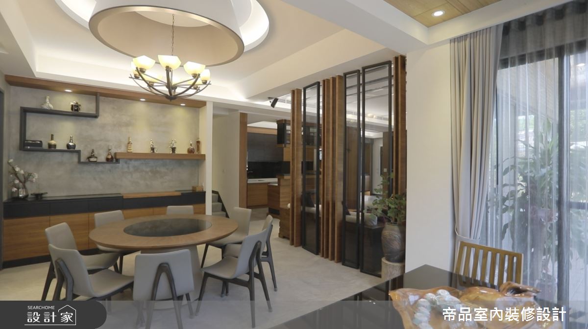 120坪新成屋(5年以下)＿現代風餐廳案例圖片＿帝品室內裝修設計有限公司＿帝品_01之4