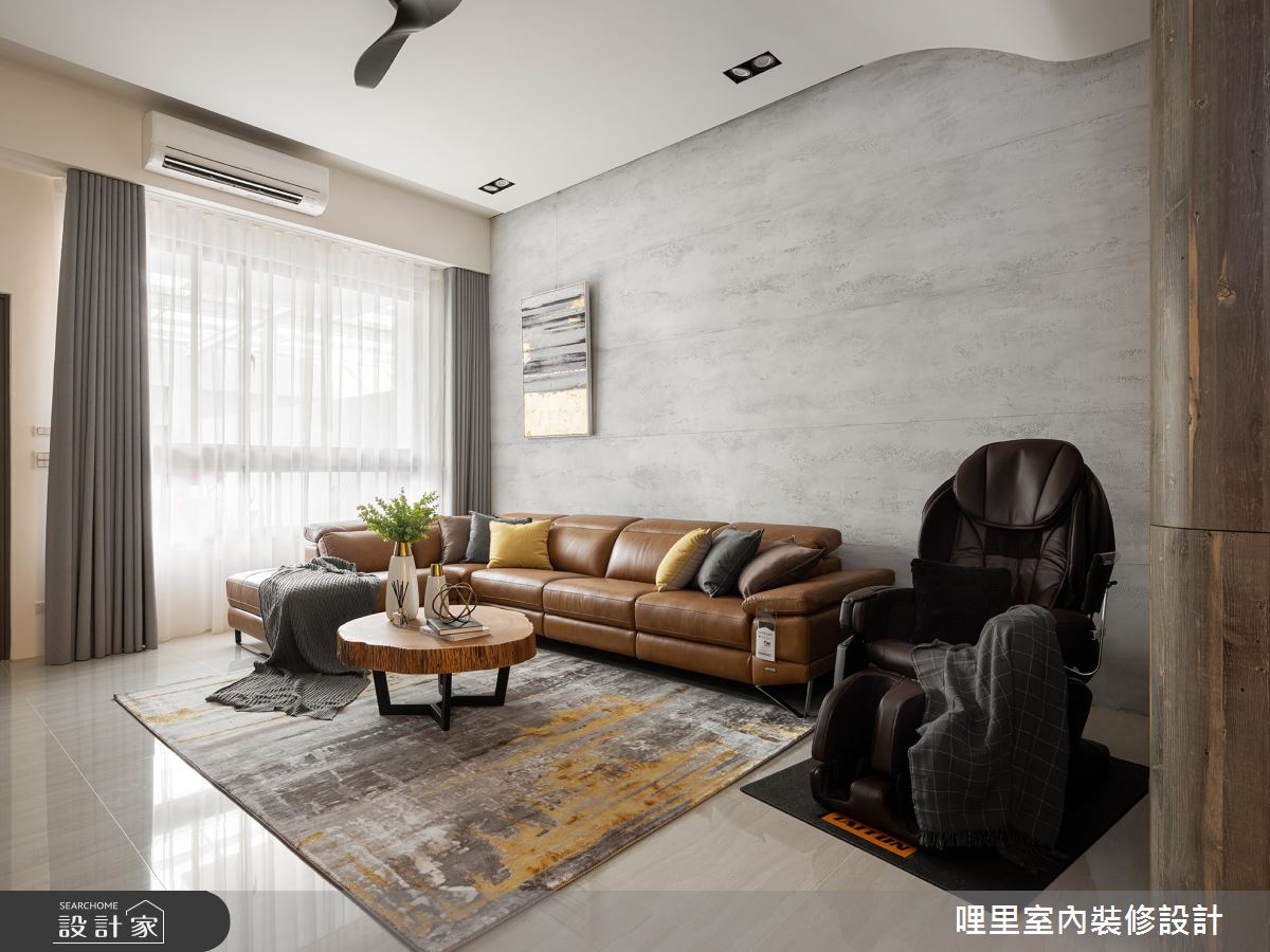 105坪預售屋＿現代風客廳案例圖片＿哩里室內裝修設計有限公司＿哩里_01之1