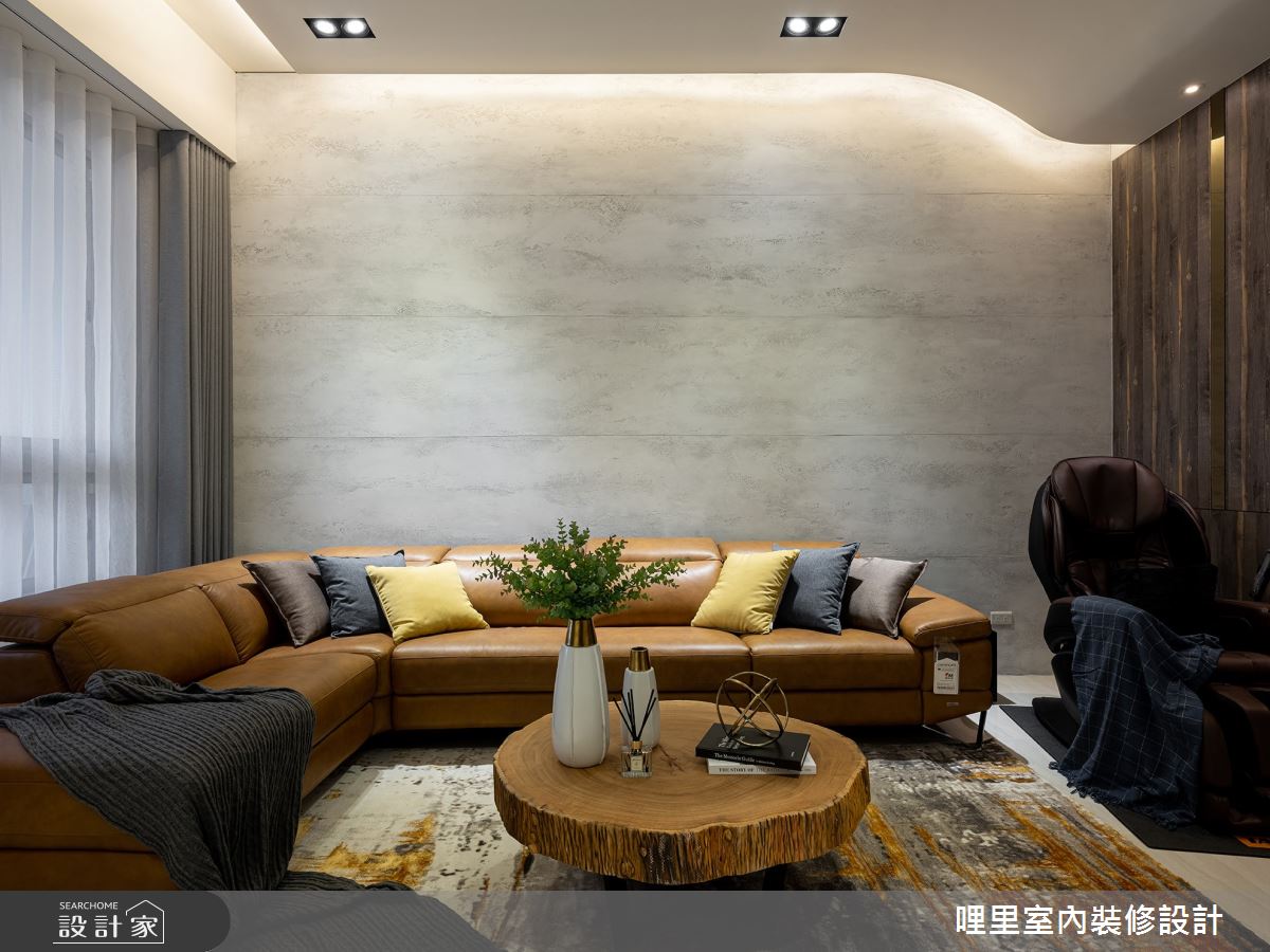 105坪預售屋＿現代風客廳案例圖片＿哩里室內裝修設計有限公司＿哩里_01之3