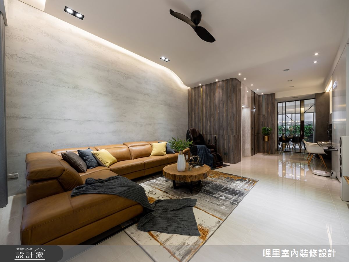 105坪預售屋＿現代風客廳案例圖片＿哩里室內裝修設計有限公司＿哩里_01之4