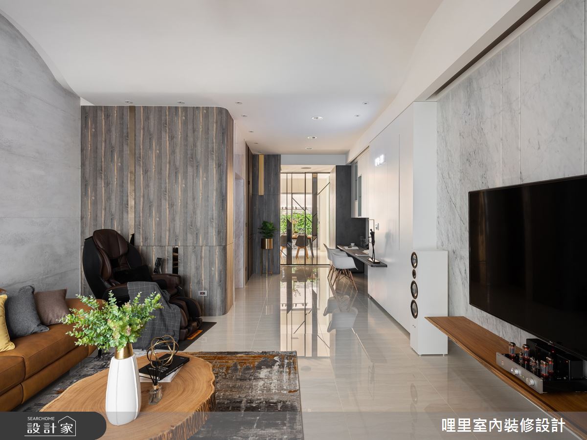 105坪預售屋＿現代風客廳案例圖片＿哩里室內裝修設計有限公司＿哩里_01之5