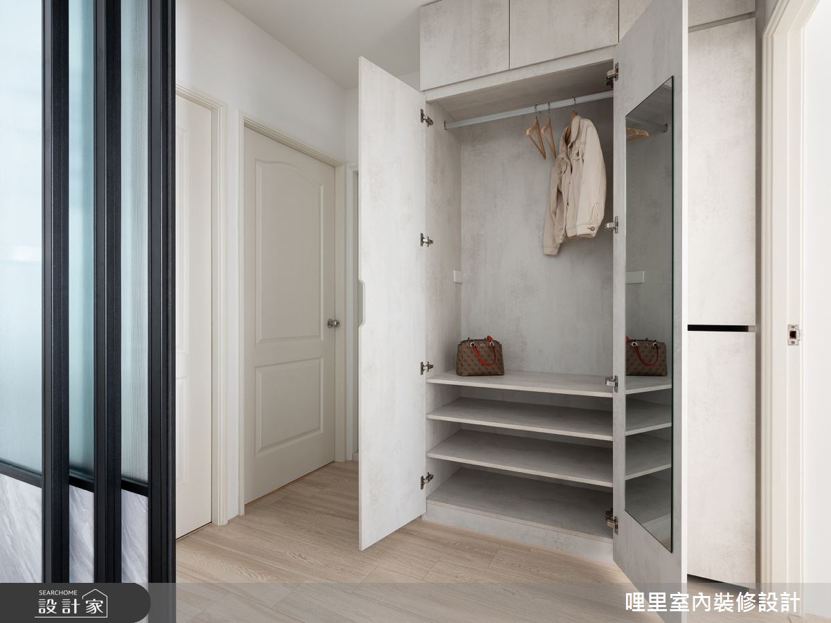 25坪老屋(16~30年)＿北歐風更衣間案例圖片＿哩里室內裝修設計有限公司＿哩里_02之18