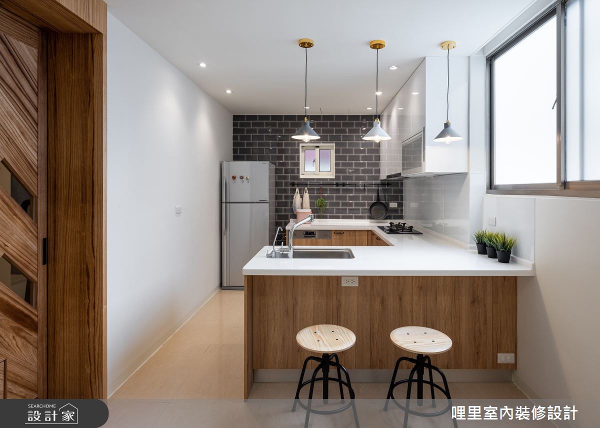 50坪老屋(16~30年)＿鄉村風廚房吧檯案例圖片＿哩里室內裝修設計有限公司＿哩里_03之20