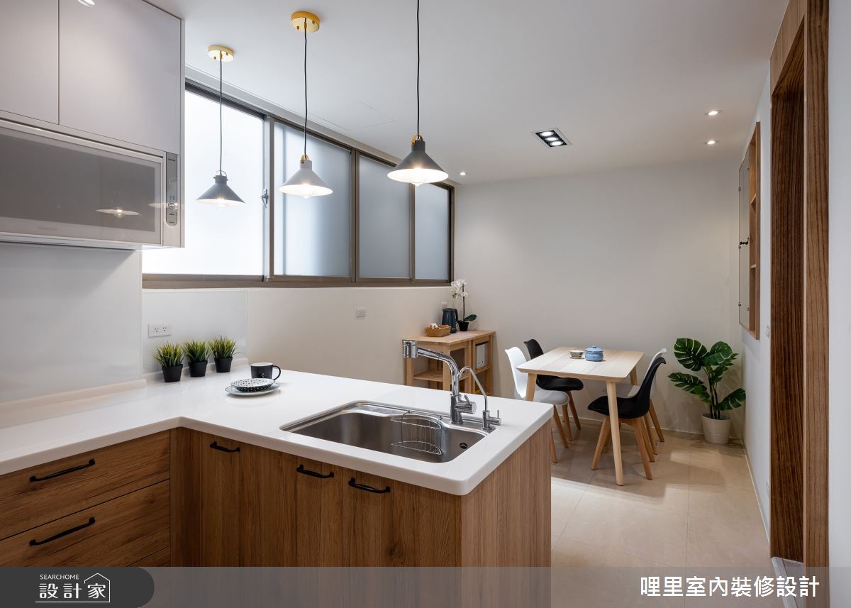 50坪老屋(16~30年)＿鄉村風廚房吧檯案例圖片＿哩里室內裝修設計有限公司＿哩里_03之19