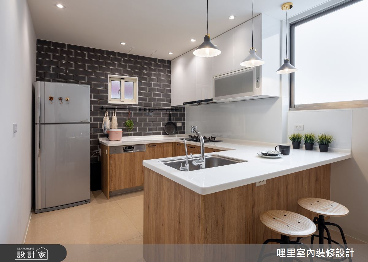 50坪老屋(16~30年)＿鄉村風廚房吧檯案例圖片＿哩里室內裝修設計有限公司＿哩里_03之22