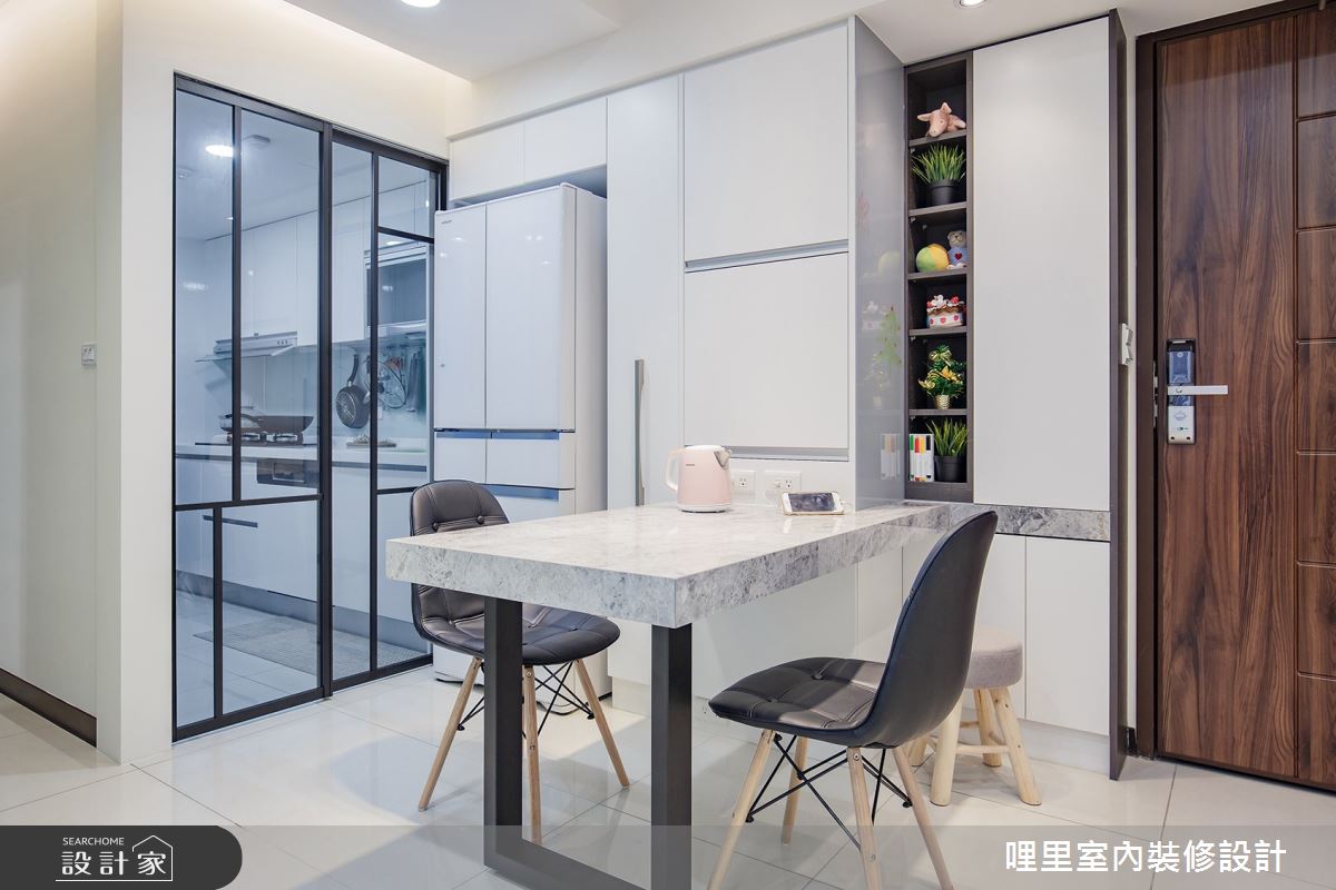 16坪預售屋＿簡約風餐廳廚房案例圖片＿哩里室內裝修設計有限公司＿哩里_04之5