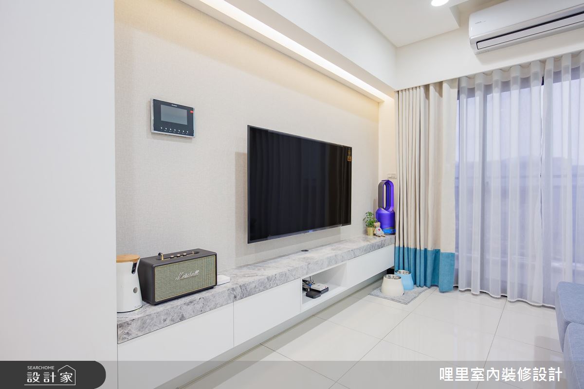 16坪預售屋＿簡約風客廳案例圖片＿哩里室內裝修設計有限公司＿哩里_04之3