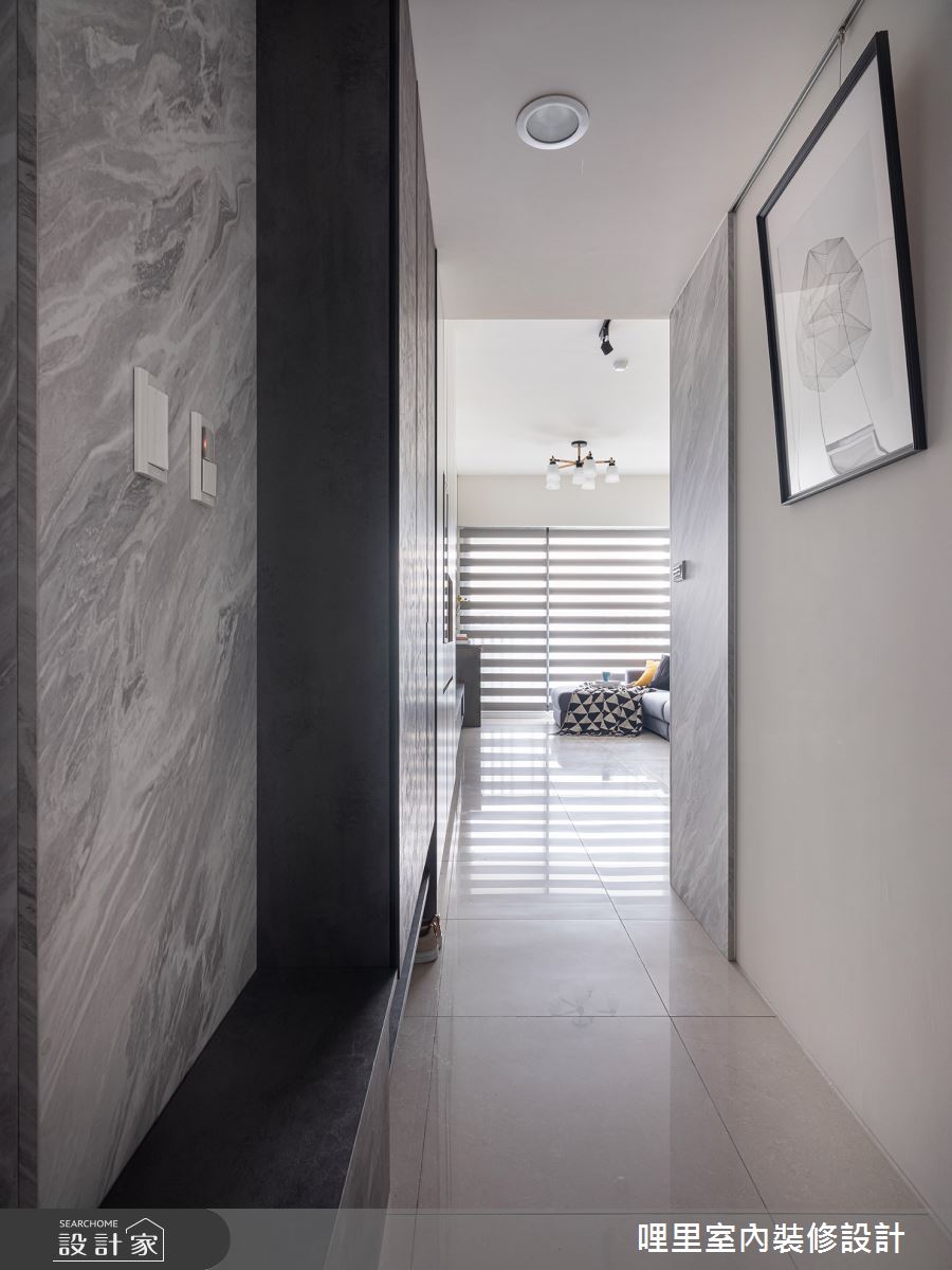 23坪新成屋(5年以下)＿簡約風玄關案例圖片＿哩里室內裝修設計有限公司＿哩里_05之1