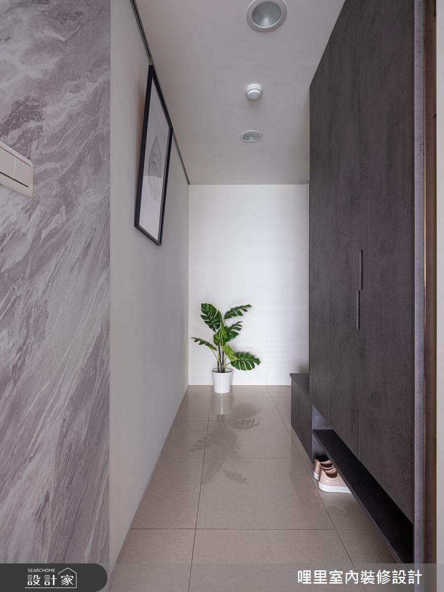 23坪新成屋(5年以下)＿簡約風玄關案例圖片＿哩里室內裝修設計有限公司＿哩里_05之2