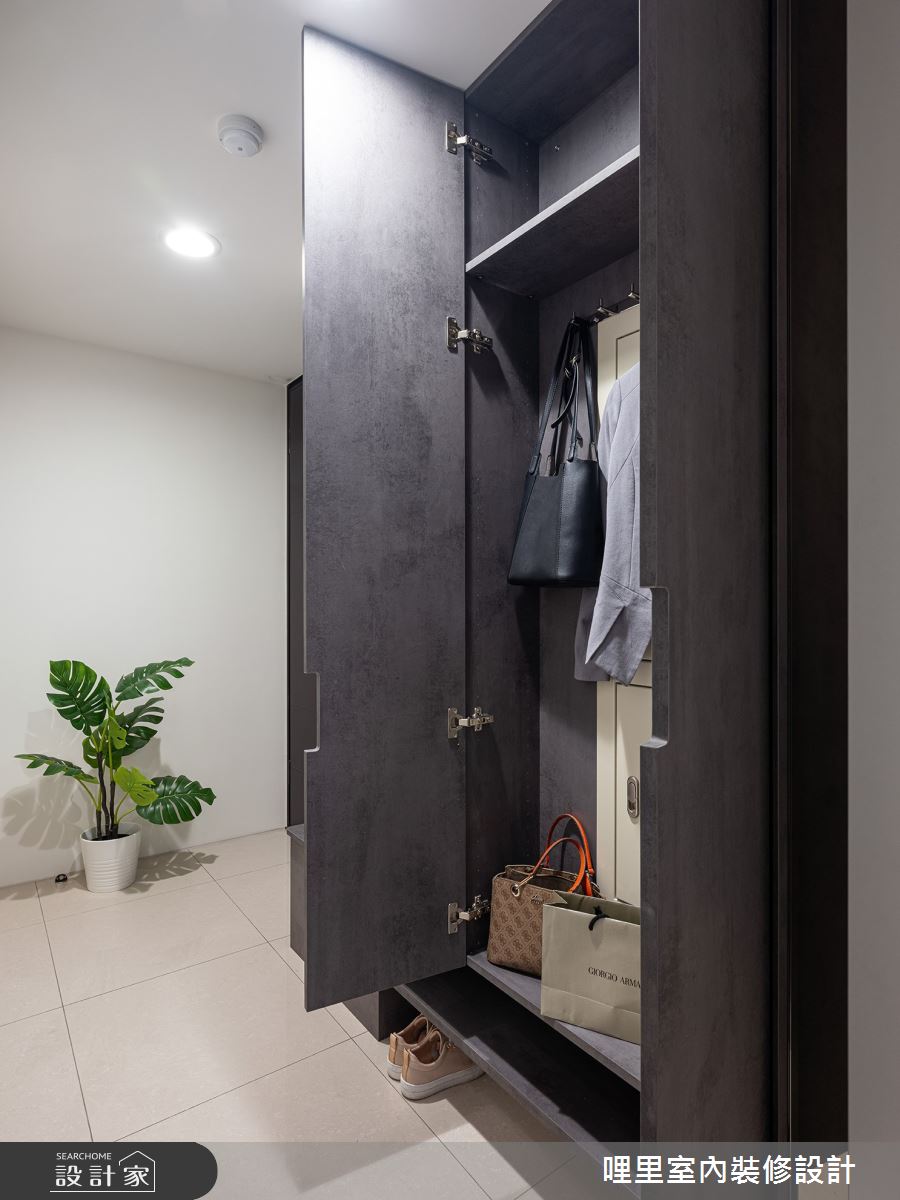 23坪新成屋(5年以下)＿簡約風玄關案例圖片＿哩里室內裝修設計有限公司＿哩里_05之3
