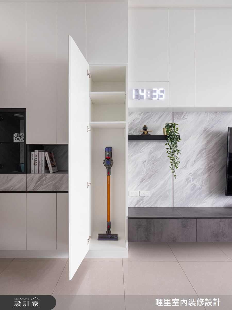23坪新成屋(5年以下)＿簡約風客廳案例圖片＿哩里室內裝修設計有限公司＿哩里_05之6