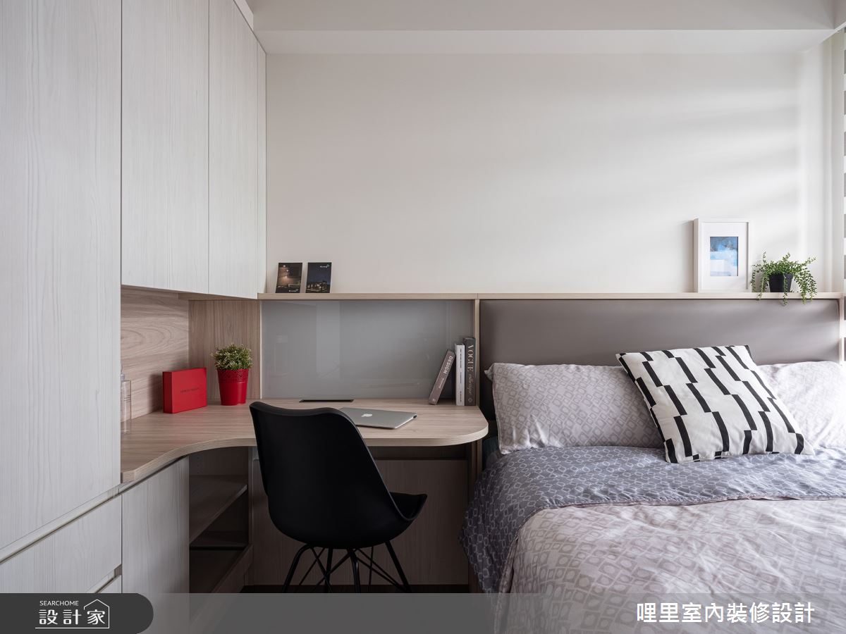 23坪新成屋(5年以下)＿簡約風臥室案例圖片＿哩里室內裝修設計有限公司＿哩里_05之15