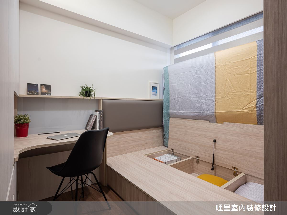 23坪新成屋(5年以下)＿簡約風臥室案例圖片＿哩里室內裝修設計有限公司＿哩里_05之16
