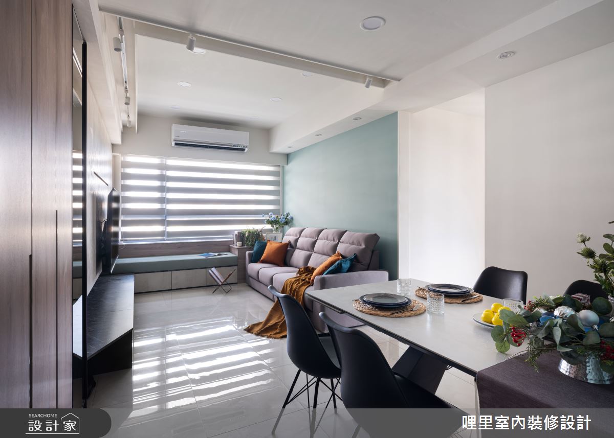 23坪預售屋＿混搭風客廳餐廳案例圖片＿哩里室內裝修設計有限公司＿哩里_08之5