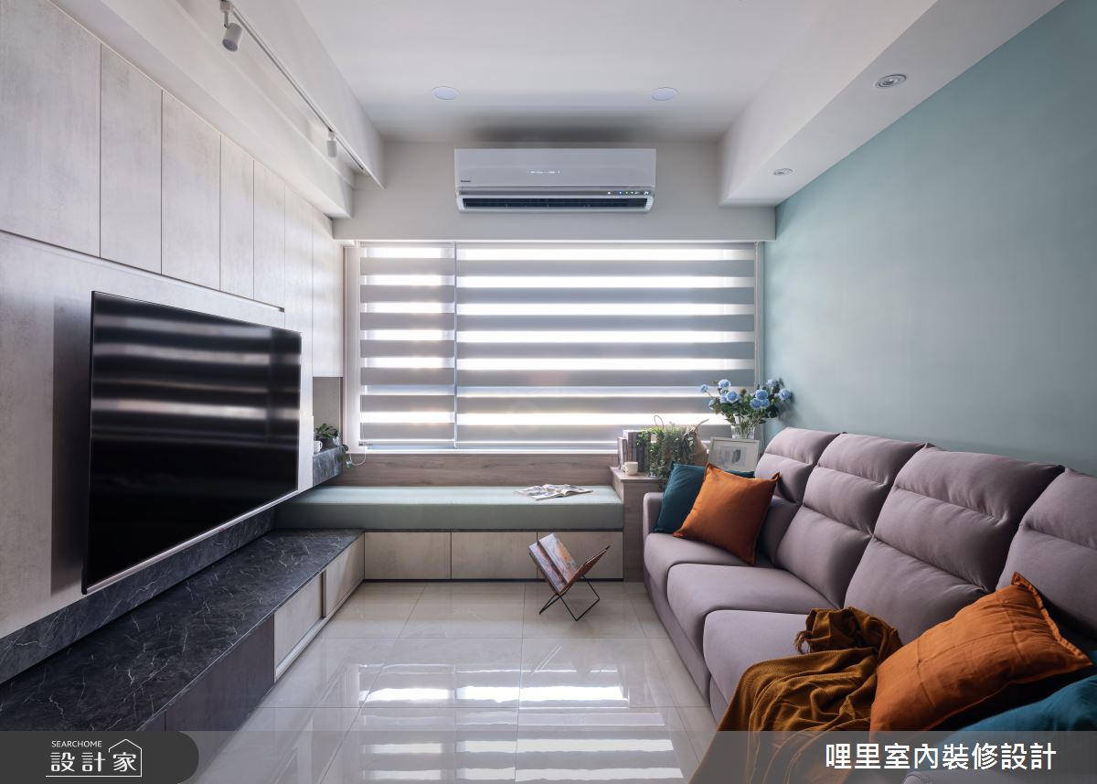 23坪預售屋＿混搭風客廳案例圖片＿哩里室內裝修設計有限公司＿哩里_08之4