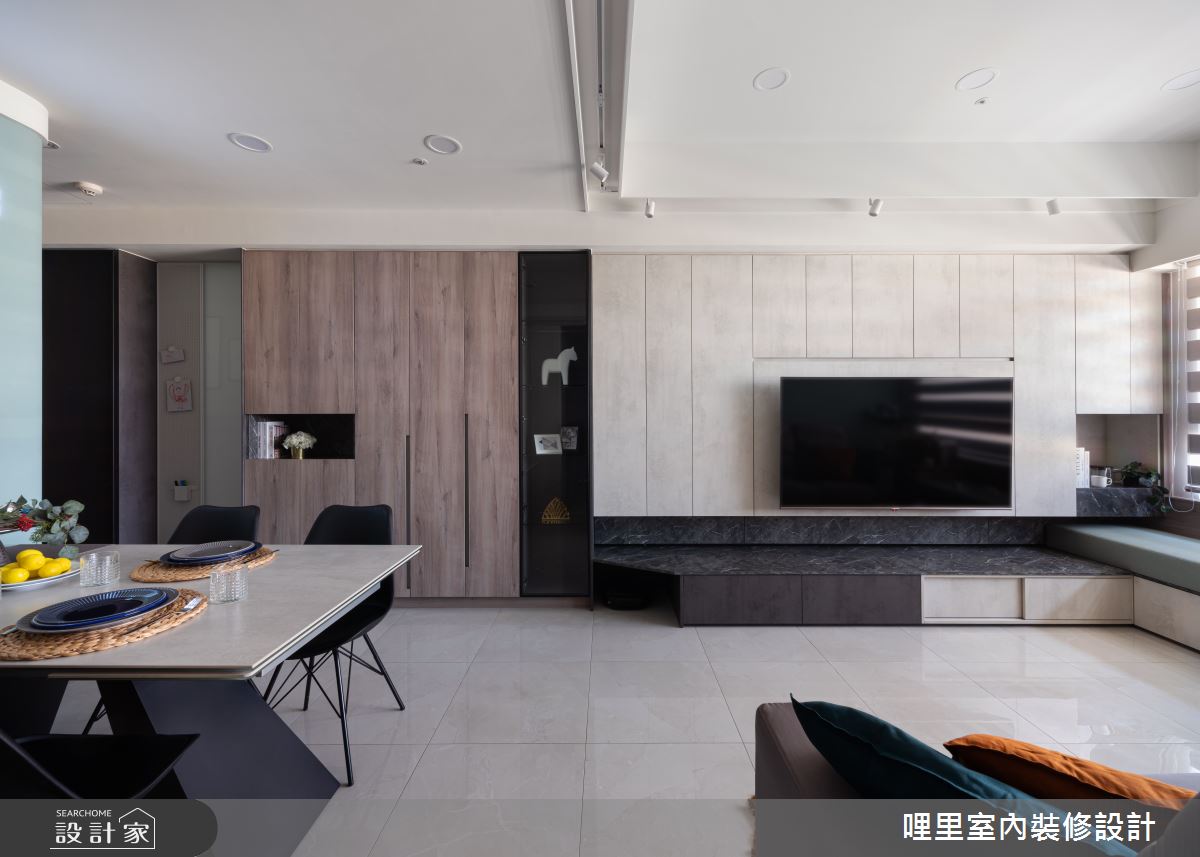 23坪預售屋＿混搭風客廳餐廳案例圖片＿哩里室內裝修設計有限公司＿哩里_08之3
