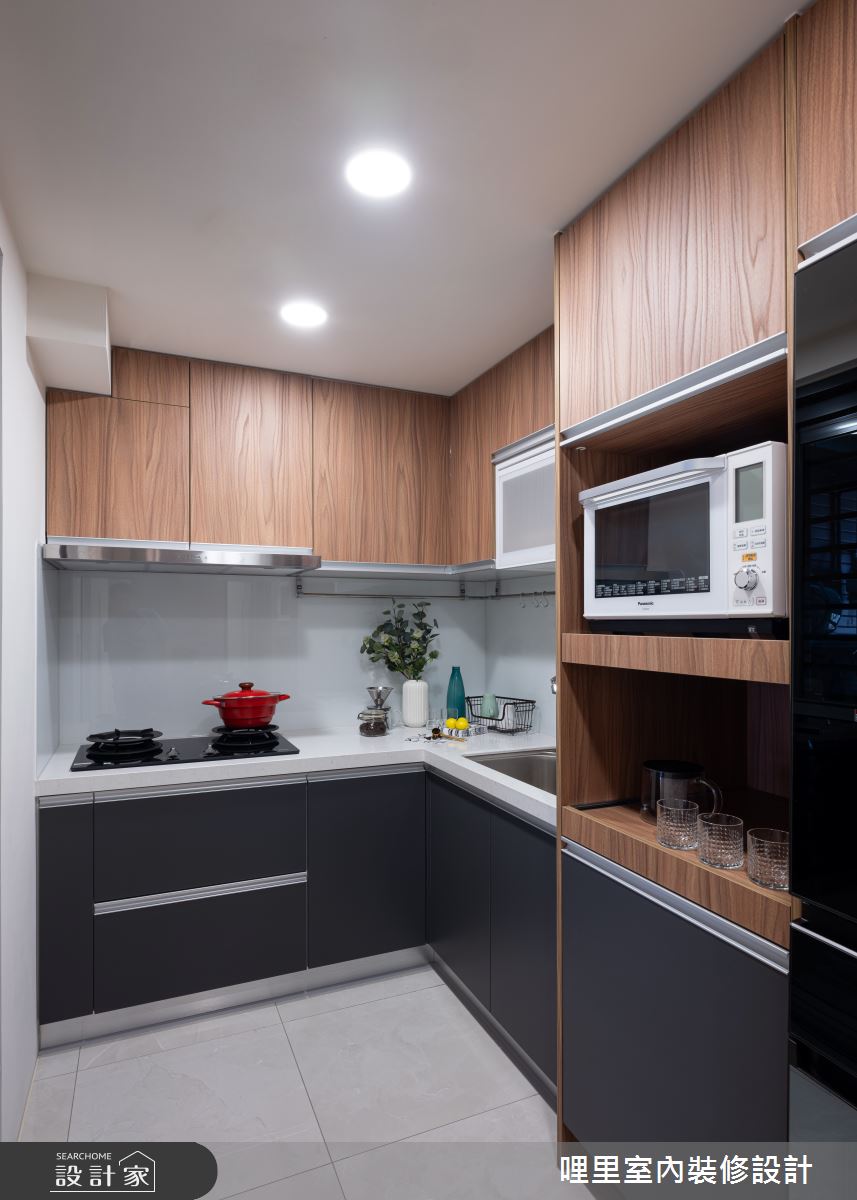 23坪預售屋＿混搭風廚房案例圖片＿哩里室內裝修設計有限公司＿哩里_08之8