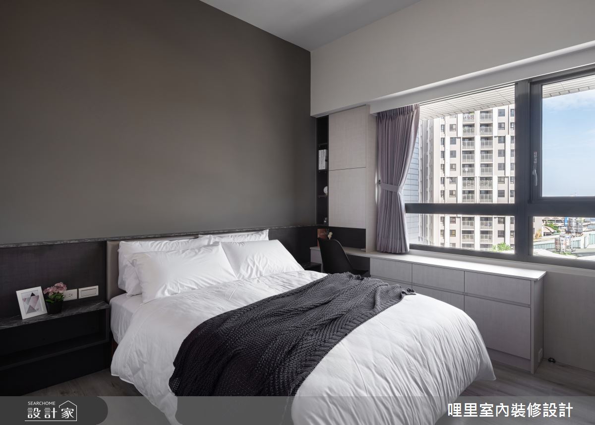 23坪預售屋＿混搭風臥室案例圖片＿哩里室內裝修設計有限公司＿哩里_08之13