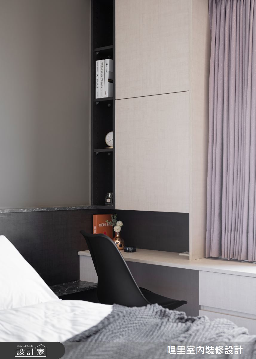 23坪預售屋＿混搭風臥室案例圖片＿哩里室內裝修設計有限公司＿哩里_08之15