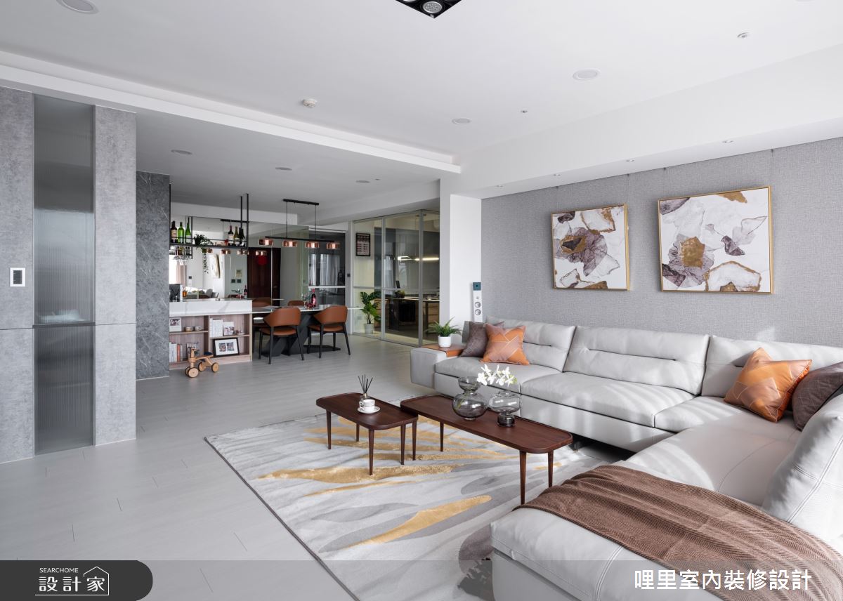 58坪中古屋(5~15年)＿現代風客廳案例圖片＿哩里室內裝修設計有限公司＿哩里_09之4