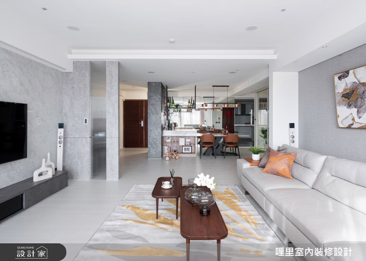 58坪中古屋(5~15年)＿現代風客廳案例圖片＿哩里室內裝修設計有限公司＿哩里_09之3