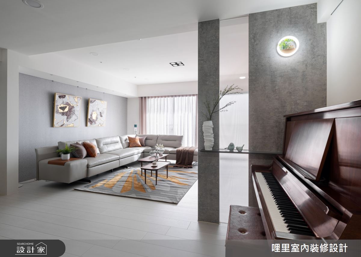 58坪中古屋(5~15年)＿現代風客廳案例圖片＿哩里室內裝修設計有限公司＿哩里_09之2