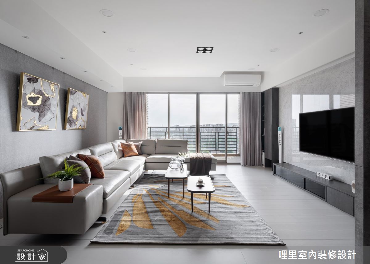 58坪中古屋(5~15年)＿現代風客廳案例圖片＿哩里室內裝修設計有限公司＿哩里_09之5