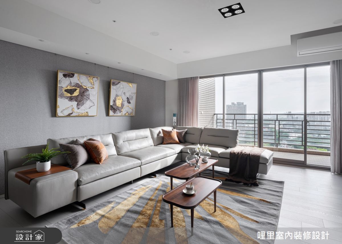 58坪中古屋(5~15年)＿現代風客廳案例圖片＿哩里室內裝修設計有限公司＿哩里_09之6