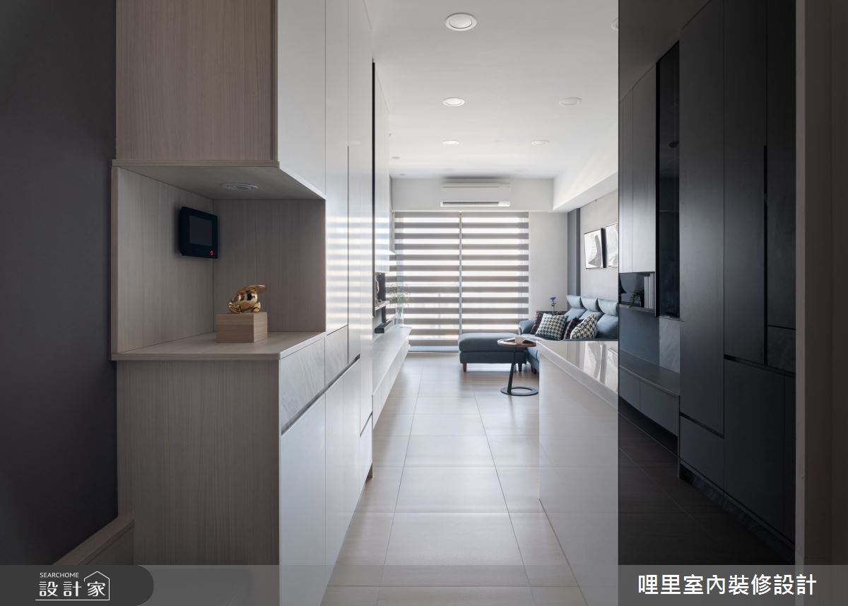 15坪新成屋(5年以下)＿簡約風玄關案例圖片＿哩里室內裝修設計有限公司＿哩里_10之2