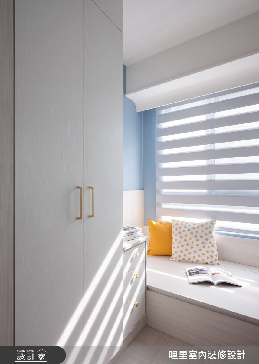 15坪新成屋(5年以下)＿簡約風更衣間臥榻客房案例圖片＿哩里室內裝修設計有限公司＿哩里_10之20