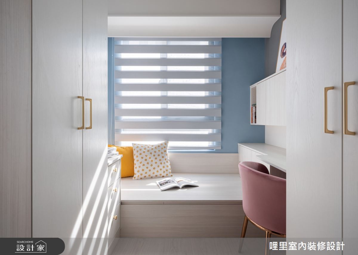 15坪新成屋(5年以下)＿簡約風更衣間臥榻客房案例圖片＿哩里室內裝修設計有限公司＿哩里_10之22