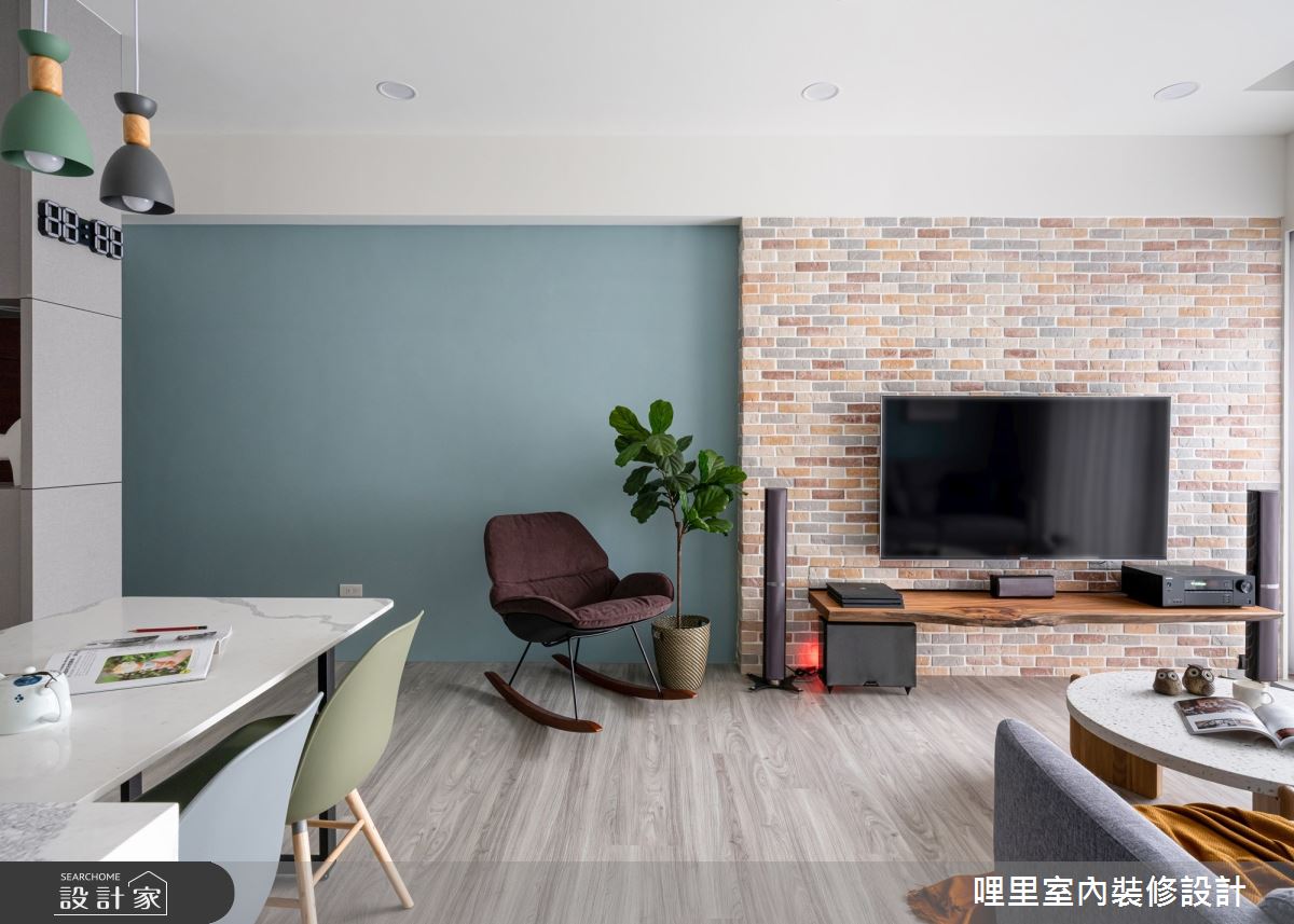 21坪新成屋(5年以下)＿北歐風客廳餐廳案例圖片＿哩里室內裝修設計有限公司＿哩里_11之5