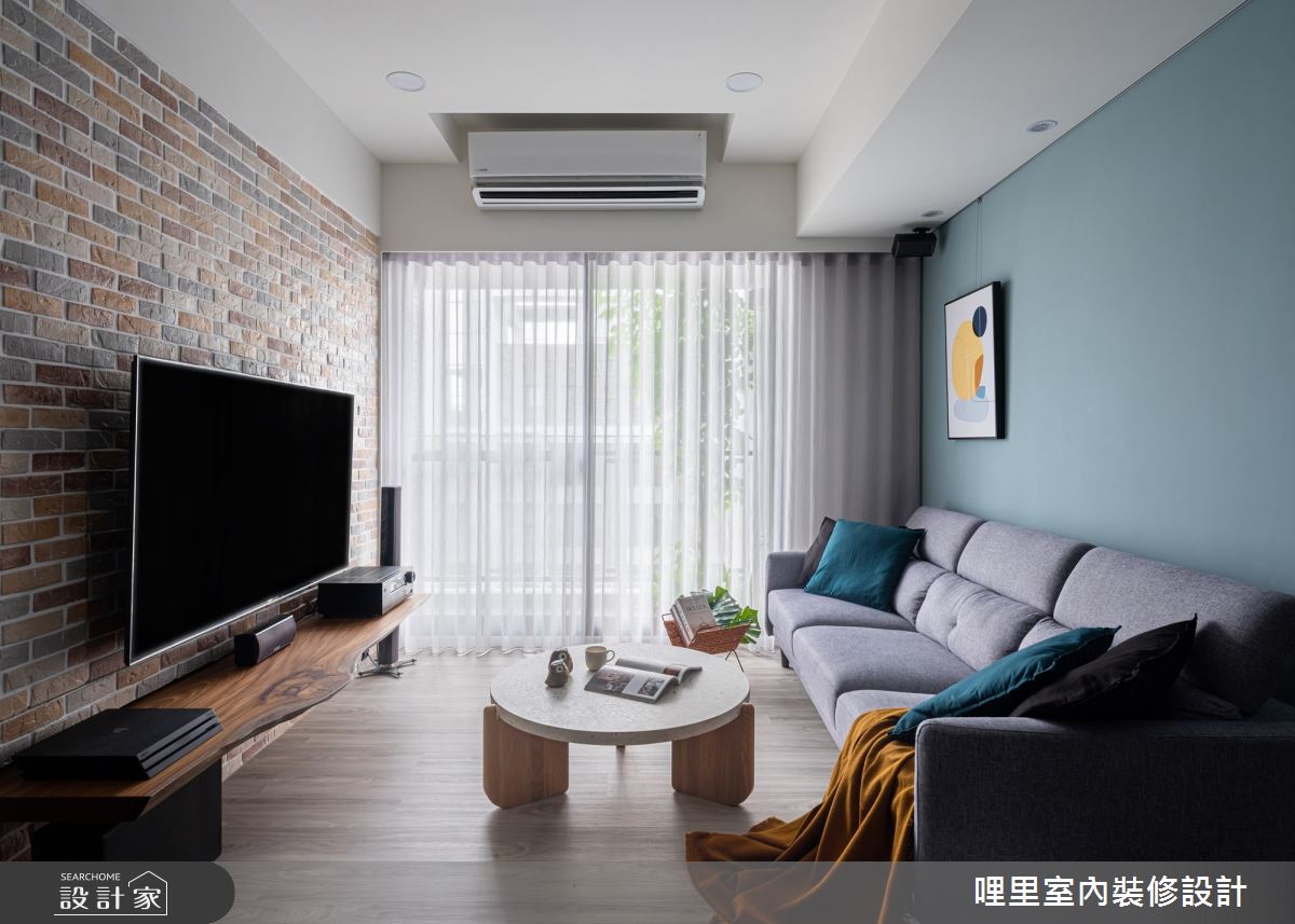 21坪新成屋(5年以下)＿北歐風客廳案例圖片＿哩里室內裝修設計有限公司＿哩里_11之8