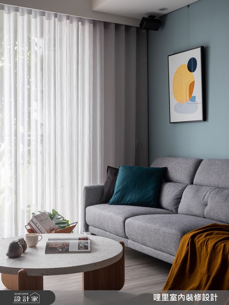 21坪新成屋(5年以下)＿北歐風客廳案例圖片＿哩里室內裝修設計有限公司＿哩里_11之9